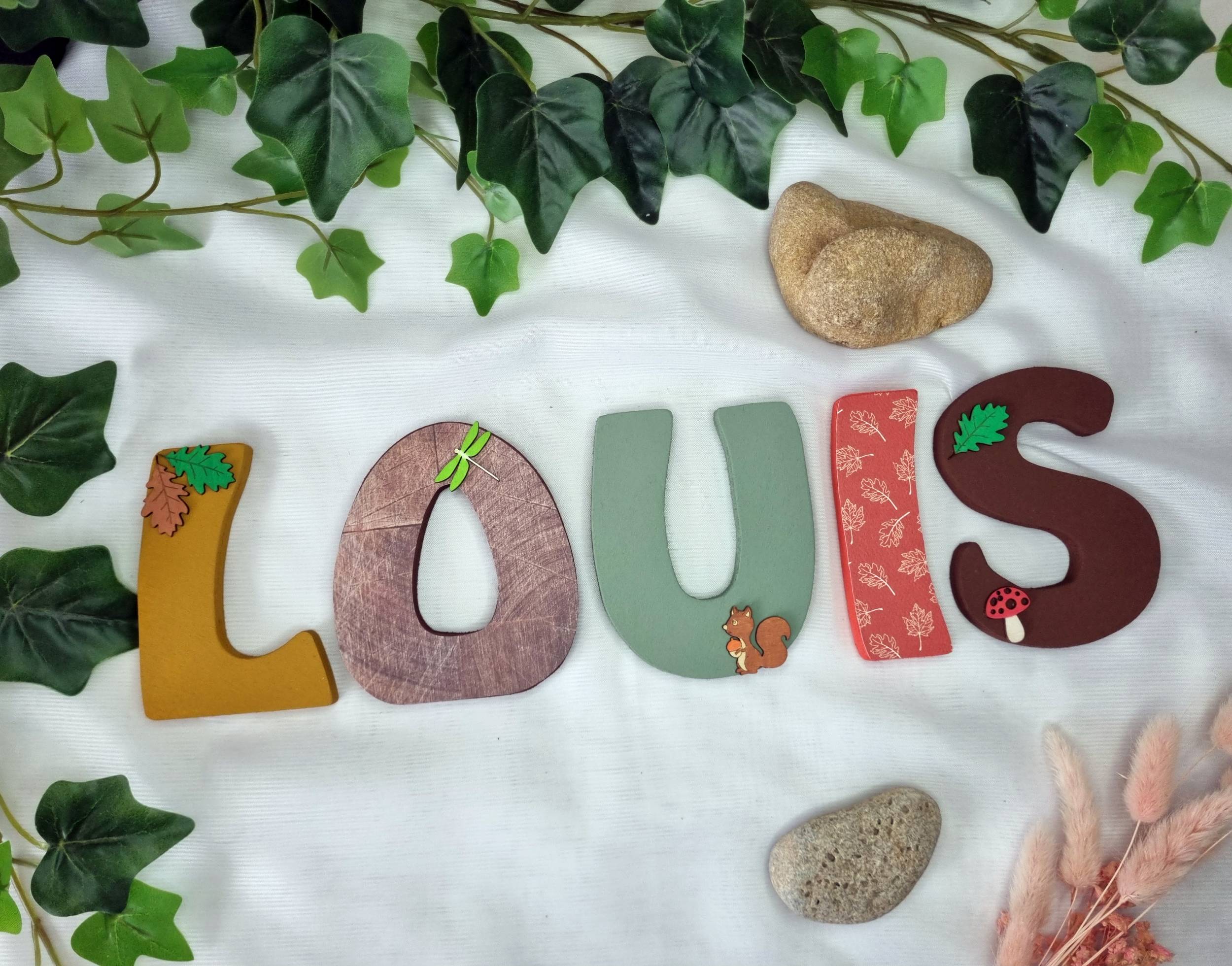 Lettre en bois - Automne