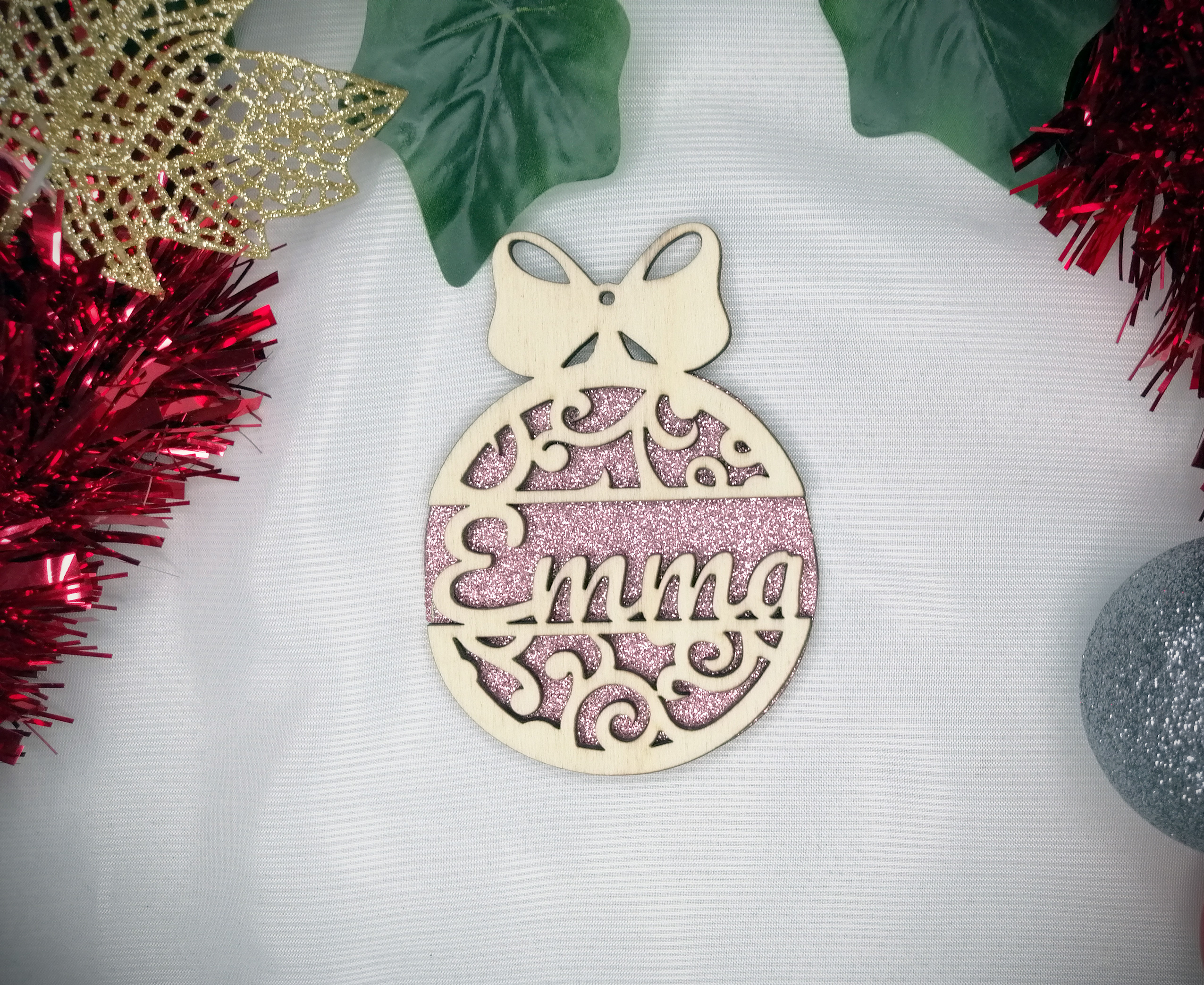 Boule de Noël personnalisée - Thème 2