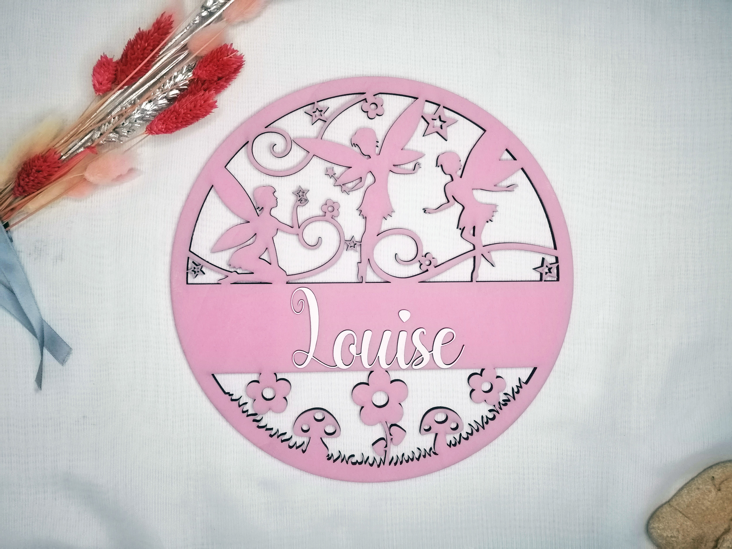 Couronne en bois - Fées